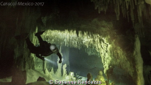 Caracol cave diving by Susanna Randazzo 